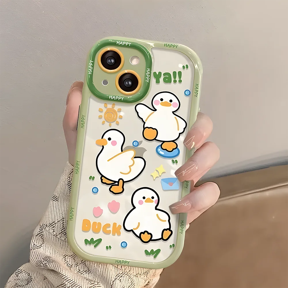 Cut Cat Aninal Phone Case For iPhone 13 Funda iPhone 15 11 16 14 17 Pro Max Air 12 7 8 Plus SE 2020 17promax Silicone Soft Cover