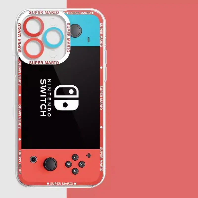 Super Mario Bros Game Case For Iphone 15 Pro Max 16 11 14 13 12 X XS XR 7 8 Plus Cover Silicone Funda Transparent