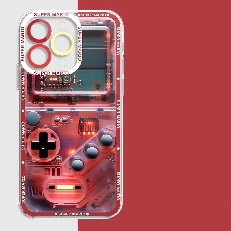 Trendy Machinery Print Super Mario Phone Case for Samsung Galaxy S25 S24 S22 S23 Plus Note 20 Ultra 5G S21 S20 S24 FE TPU Cover