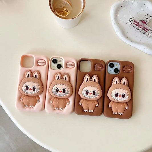 Cute Monster Doll Phone Case Cover for IPhone 11 12 13 14 15 16 Pro Max Shockproof Case for IPhone 16 Pro Max
