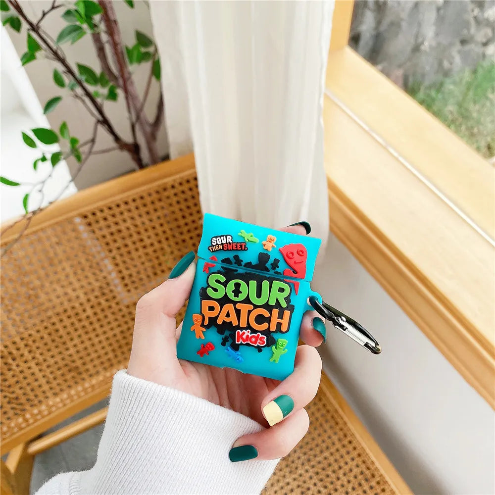 Cover for AirPods 4 2024 Cartoon Sugar Bubble Gum Earphone Case for Apple AirPods Pro 2 Charging Box Hedgehog Case for AirPods 3