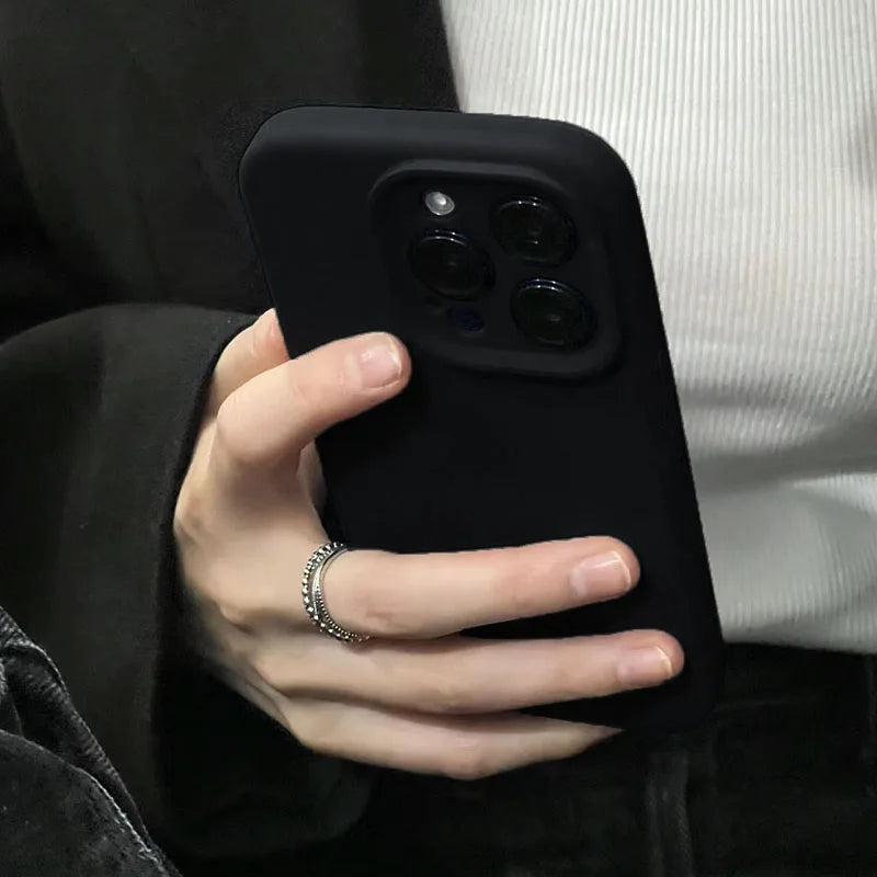 Original Liquid Silicone Phone Case For iPhone 16 15 13 12 14 Pro Max Apple Cases For iPhone 13 12 14 15 16 Plus Full Logo Cover