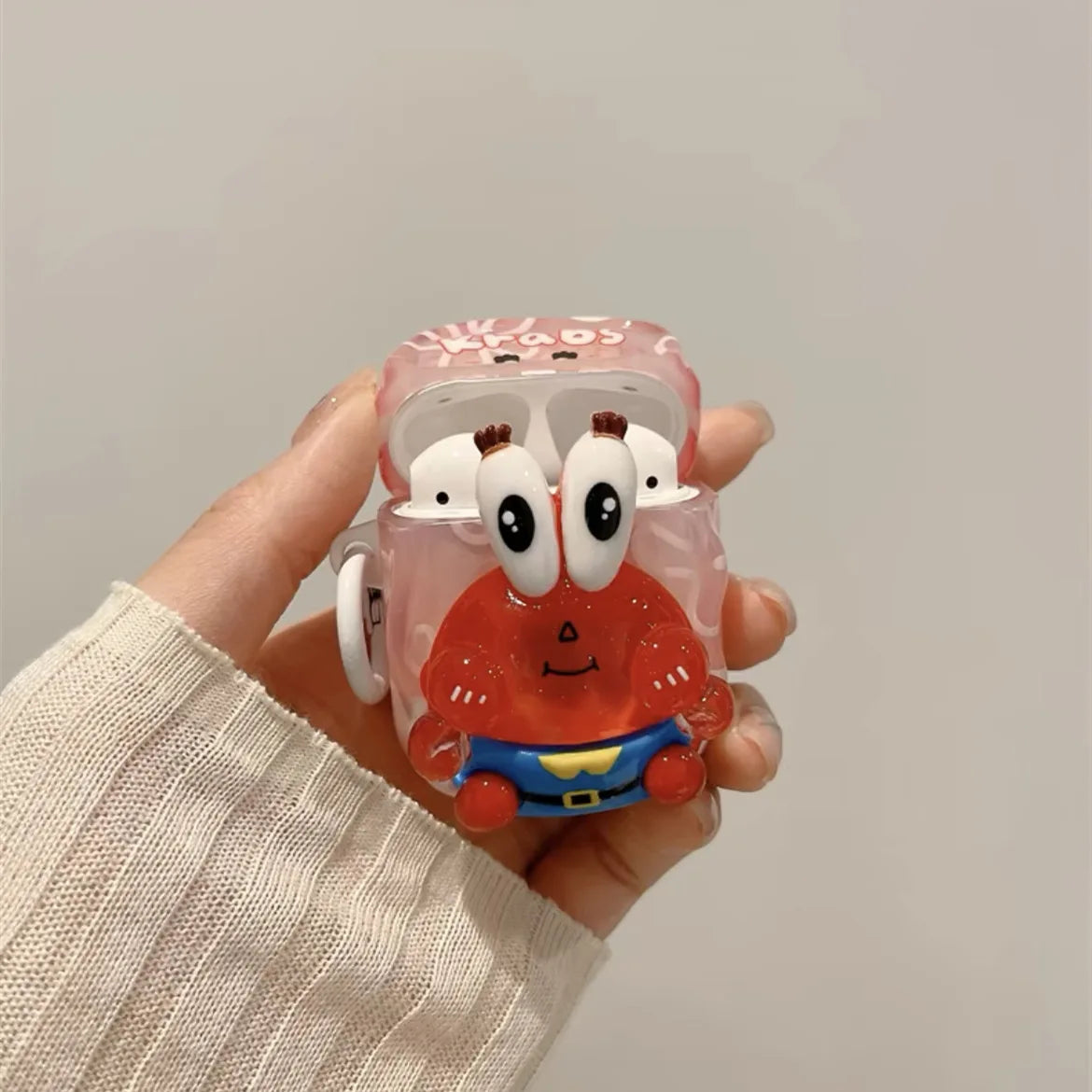 Cute Cartoon Earphone Case for Apple AirPods 4 Case Fresh Candy Color Case for Airpods 1 2 3 Pro Pro2 Protective Cover with Hook