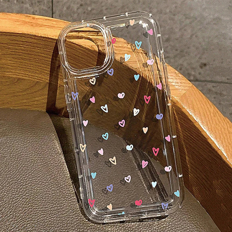 Small Flower Stars Soft Case For iPhone 16 16e 14 13 11 15 Pro Max 12 Mini XS XR X 8 7 Plus SE 2022 13Pro Anti-drop Airbag Cover