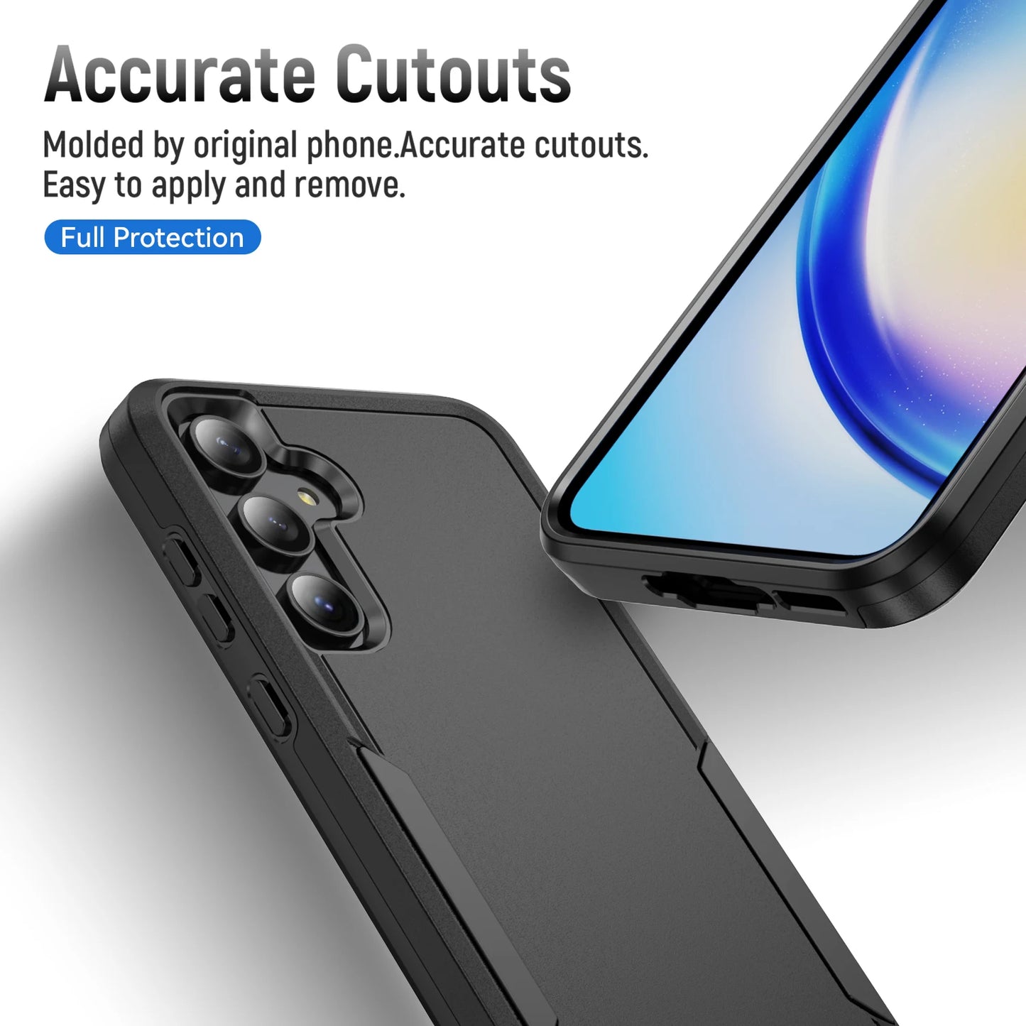 Military Grade Cases for Samsung Galaxy S24 FE S22 S23 Plus S21 S25 Ultra Edge S20 A54 A16 5G A56 A55 A35 A15 Armor Case Coque