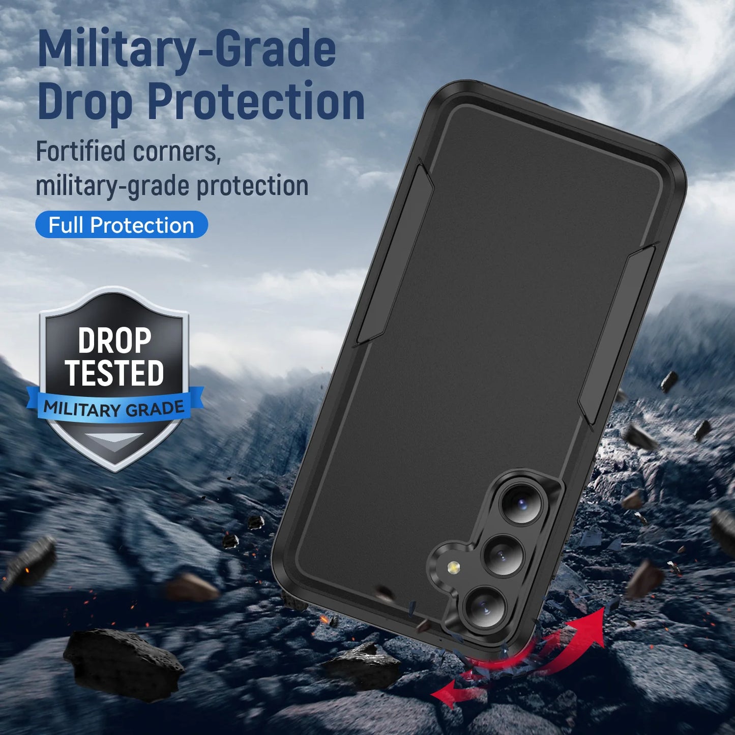 Military Grade Cases for Samsung Galaxy S24 FE S22 S23 Plus S21 S25 Ultra Edge S20 A54 A16 5G A56 A55 A35 A15 Armor Case Coque