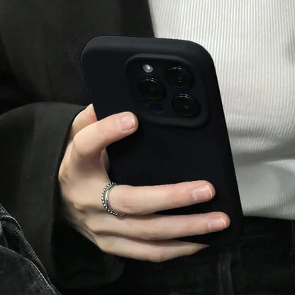 Original Liquid Silicone Phone Case For iPhone 16 15 13 12 14 Pro Max Apple Cases For iPhone 13 12 14 15 16 Plus Full Logo Cover