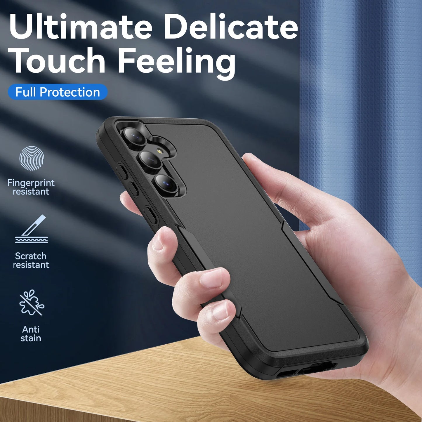Military Grade Cases for Samsung Galaxy S24 FE S22 S23 Plus S21 S25 Ultra Edge S20 A54 A16 5G A56 A55 A35 A15 Armor Case Coque