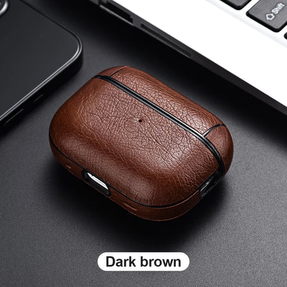 For Airpods Pro 2 4 Case Leather Business Earphone Case Headset Shell Headphone Cover For Apple AirPod 3 Pro 2nd Gen USB C Funda