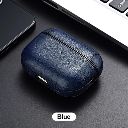 For Airpods Pro 2 4 Case Leather Business Earphone Case Headset Shell Headphone Cover For Apple AirPod 3 Pro 2nd Gen USB C Funda